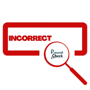 Roundcheck incorrect