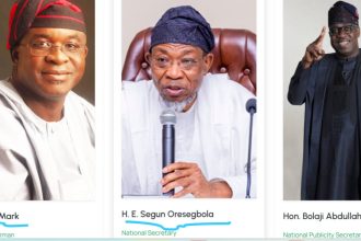 CLOSE CHECK: Nigeria Opposition Party ADC Misspells Names of Acting Chairman, National Secretary On Official Website